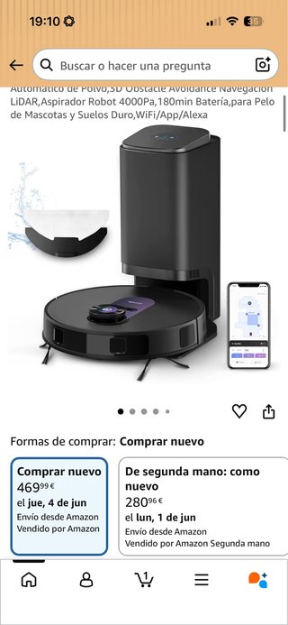Aspirador Robot Obode A8+ Nuevo