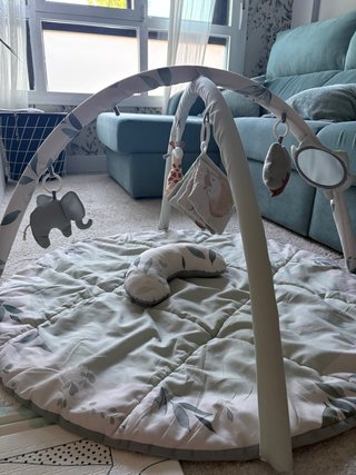 Gimnasio Bebé con Peluches y Cojín