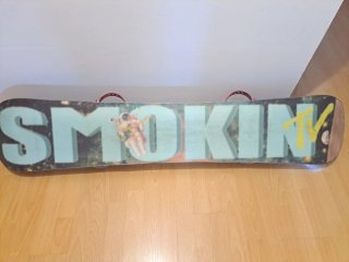 Snowboard Smokin Superpark con Fijaciones Unión