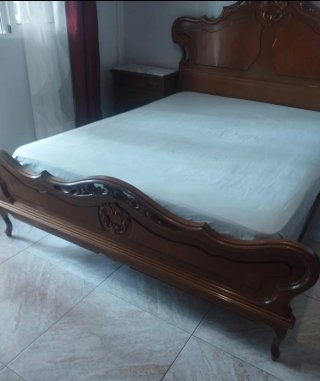 Dormitorio Matrimonio Madera y Mármol