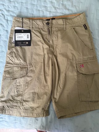 Pantalones cortos cargo Napapijri beige Talla M
