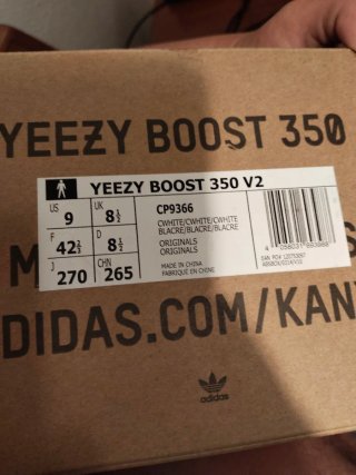 Adidas Yeezy Boost 350 V2 CP9366 Triple White