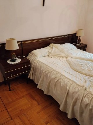 Mesita de noche madera y metal