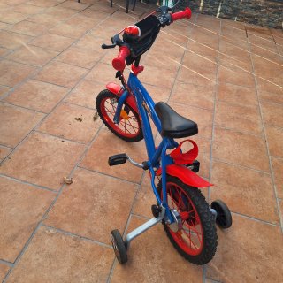 Bicicleta Infantil Spiderman 14 Pollici