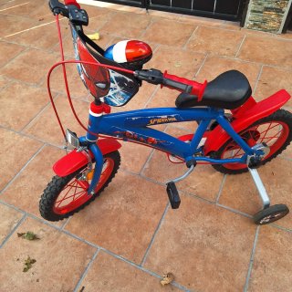 Bicicleta Infantil Spiderman 14 Pollici