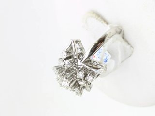 Anillo diamantes oro 18k blanco