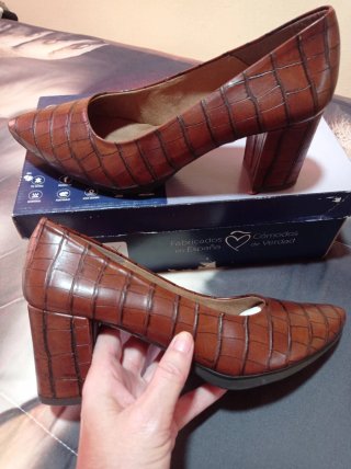 Zapatos Chamby Marrones Talla 38