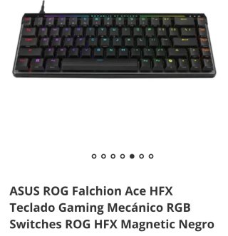 Teclado Asus ROG Falchion Ace HFX Negro