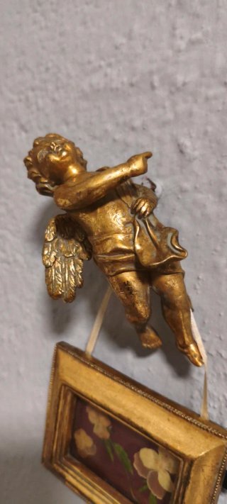 Ángel resina pan de oro