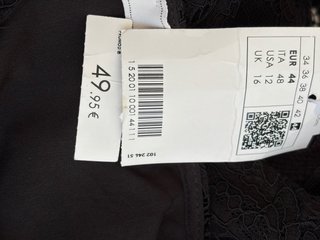 Vestido negro Promod ocasión especial