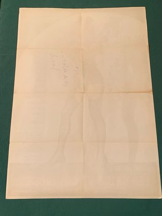 Cartel original LA CAIDA DE LOS DIOSES (1978)