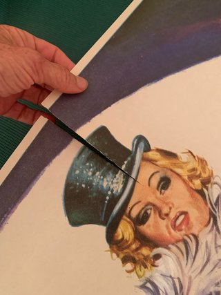 Cartel original LA CAIDA DE LOS DIOSES (1978)