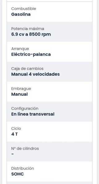 Moto Sunco Dingo 125cc Marrón/Blanca