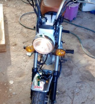 Moto Sunco Dingo 125cc Marrón/Blanca