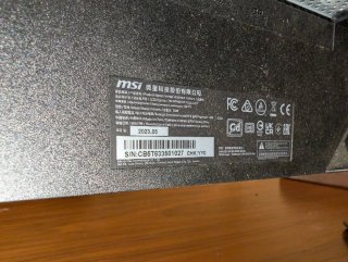 Monitor Gaming MSI G2722 Estropeado 27"