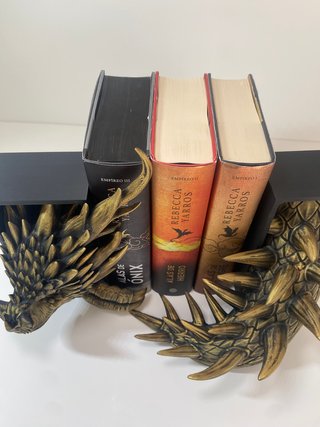 Figura Dragón Impresa 3D Dorada
