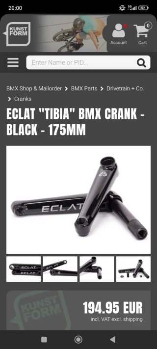 Bielas Eclat Tibia BMX