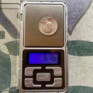 Moneda Plata 25 Centavos Centenario Martí 1953