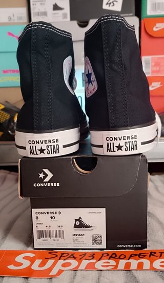 Converse All Star nere taglia 41,5