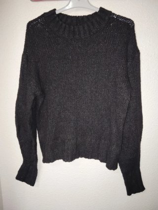 Jersey mujer calado negro talla única