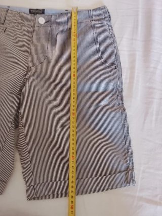Pantaloncini Woolrich righe blu e bianche