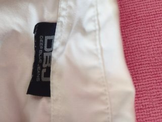 Camisa branca meia manga