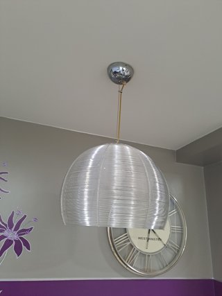 Lámpara colgante metálica de aluminio