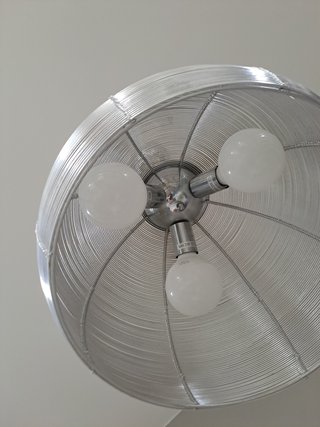 Lámpara colgante metálica de aluminio