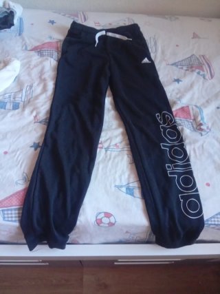 Pantalón Adidas negro T. 11-12 años