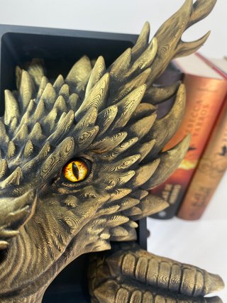 Figura Cabeza Dragón Impresa 3D