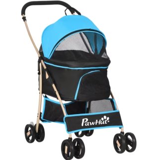 Carrito para Perros PawHut 3 en 1 Plegable+ Regalo