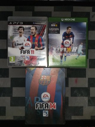 Lote Juegos FIFA PS3 y Xbox One