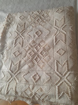 Colcha Crochet Hecha a Mano