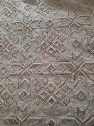 Colcha Crochet Hecha a Mano