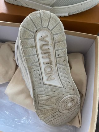 Louis Vuitton Zapatillas Skate Grises y Blancas