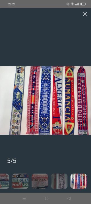 Bufandas de fútbol Valencia y más