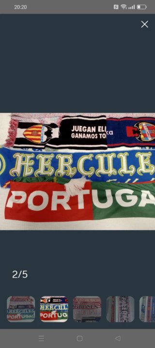 Bufandas de fútbol Valencia y más