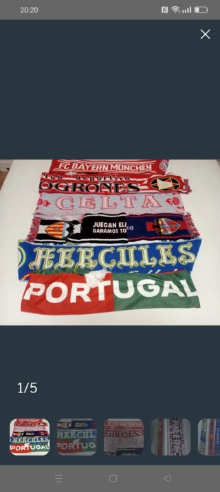 Bufandas de fútbol Valencia y más