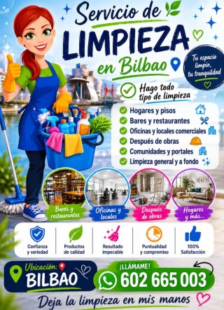 Limpieza economica , Bilbao y alrededores