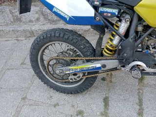 Husaberg Enduro Azul y Amarillo