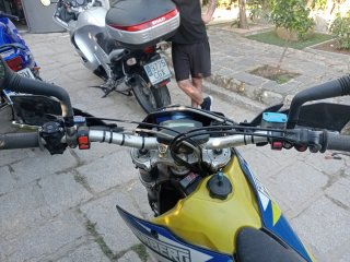 Husaberg Enduro Azul y Amarillo