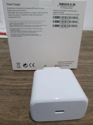 Cargador Samsung 45W Original con Cable