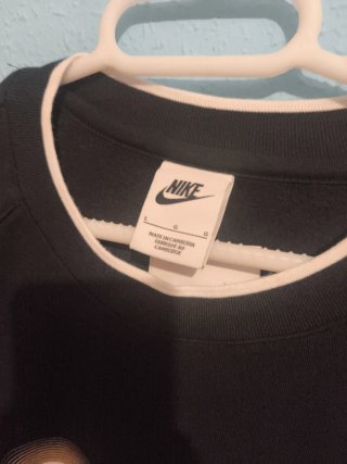 Sudadera Felpa Nike Air Negra Hombre