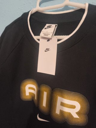 Sudadera Felpa Nike Air Negra Hombre