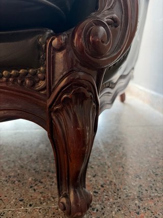 Sillón estilo rococo