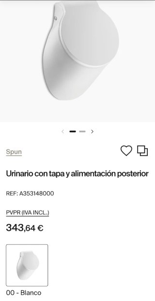 Urinario Roca Spun nuevo