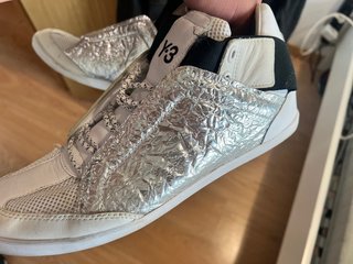 Zapatillas Adidas Y-3 Plata y Blanco