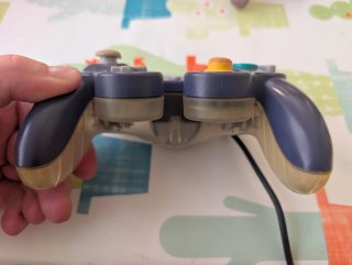 Mando Nintendo GameCube Índigo/Transparente