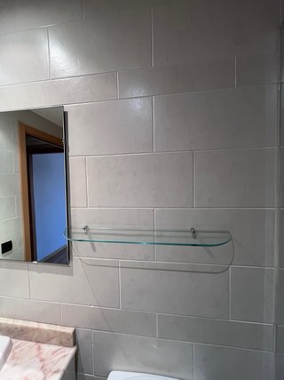 Mueble baño + espejo + estantería