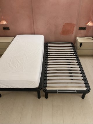2 Camas Articuladas Individuales con Colchón